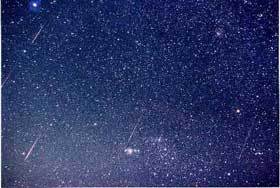 Il cielo e le stelle cadenti