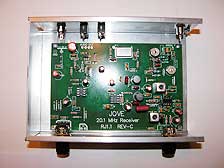 Il ricevitore di RadioJove in fase di completamento